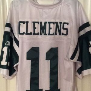 Real Clements Jersey NY Jets Reebok Size L
